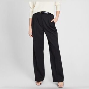 Club Monaco wool pleated trousers